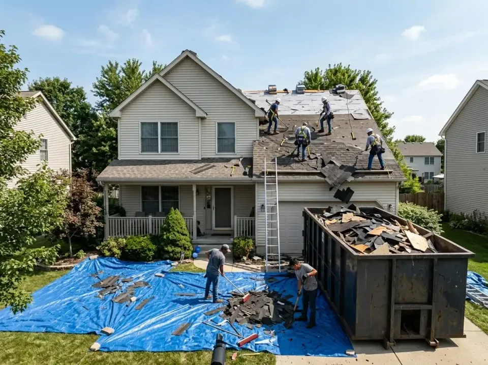 roof-replacement-debris-remova-004 — frequently asked questions, Cheapest Dumpster Rentals in Brooklyn, IN